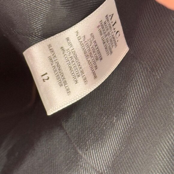 A.L.C. Womens Red Suit crest buttons Blazer jacket slit Pants Size 12 - Picture 4 of 15